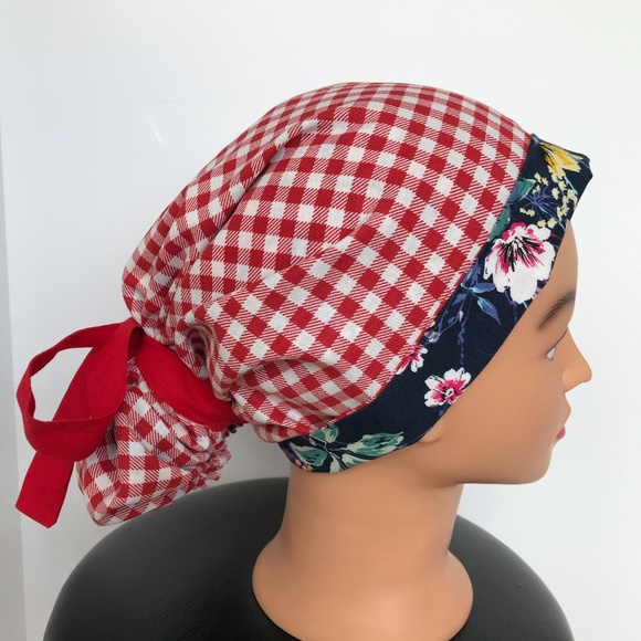 Scrub CAP/HAT *Reversible *Long Ties NWOT - Picture 3 of 16